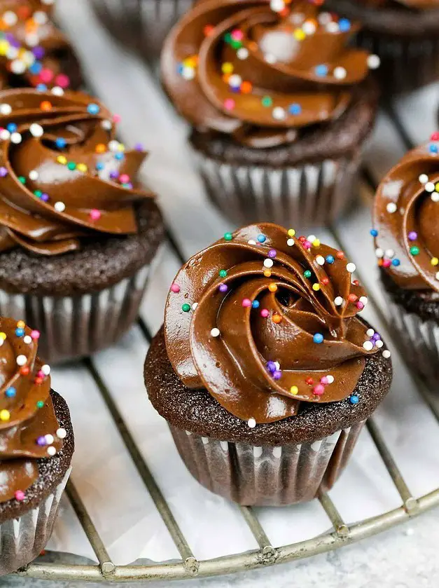 Mini Chocolate Cupcakes