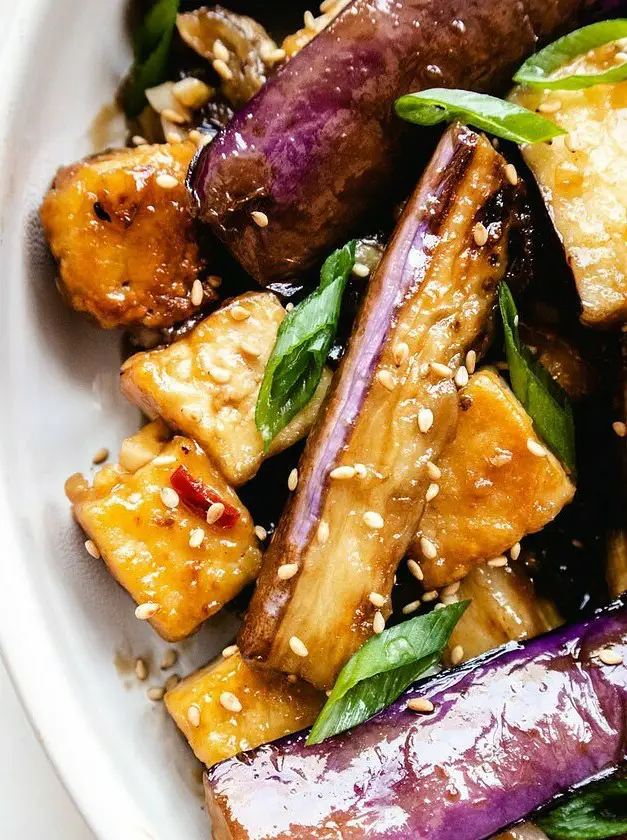 Stir Fry Eggplant Tofu