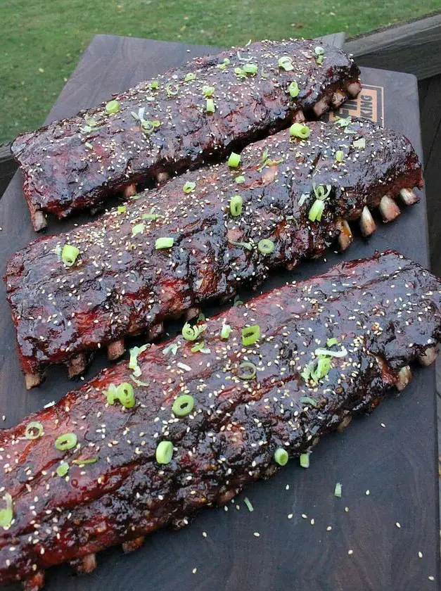 Smoked Honey Teriyaki Ribs