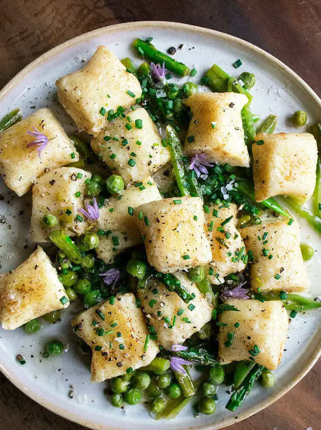 Spring Vegetable Brown Butter Gnocchi