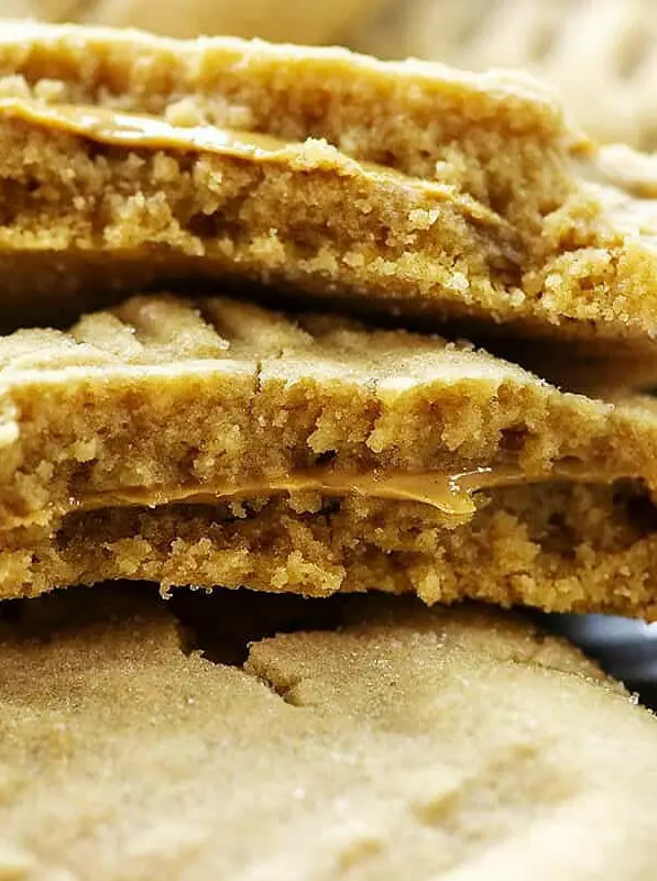 Peanut Butter Stuffed Cookies