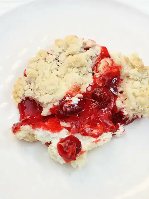 Strawberry Cheesecake Dump Cake