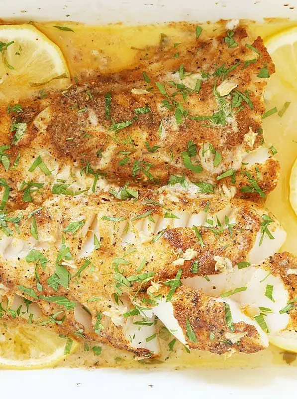 Garlic Butter Baked Cod