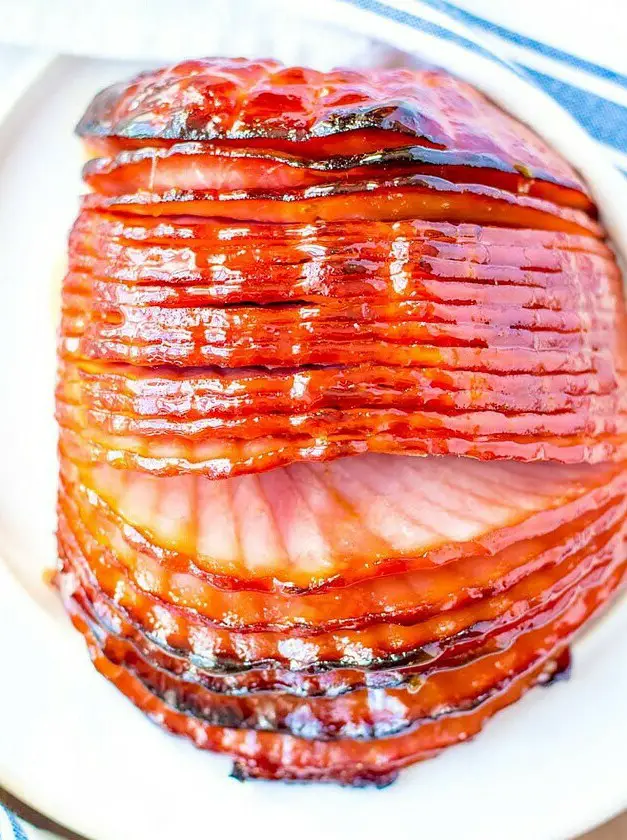 Baked Ham with Maple Dijon Glaze