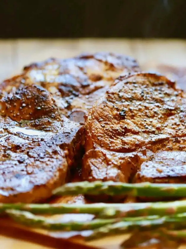 Grilled Bone-In Pork Chops