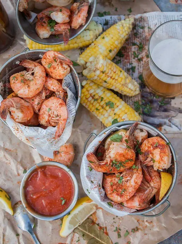 Classic Beer Boiled Peel and Eat Shrimp