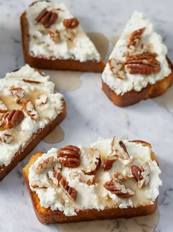 Keto Maple Ricotta Toast