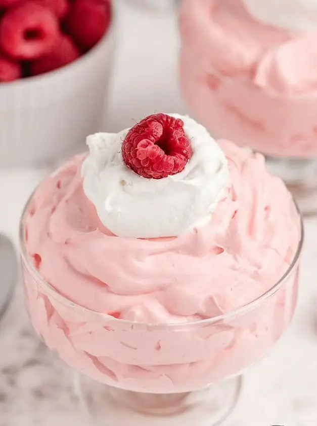 Creamy Raspberry Jello