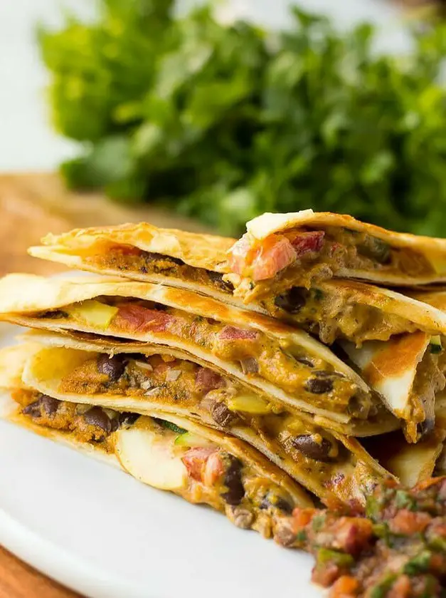 Cheesy Vegan Quesadillas