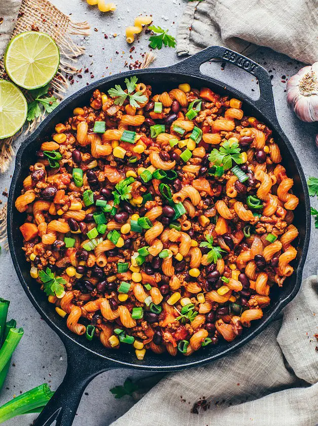 One-Pot Mexican Taco Pasta