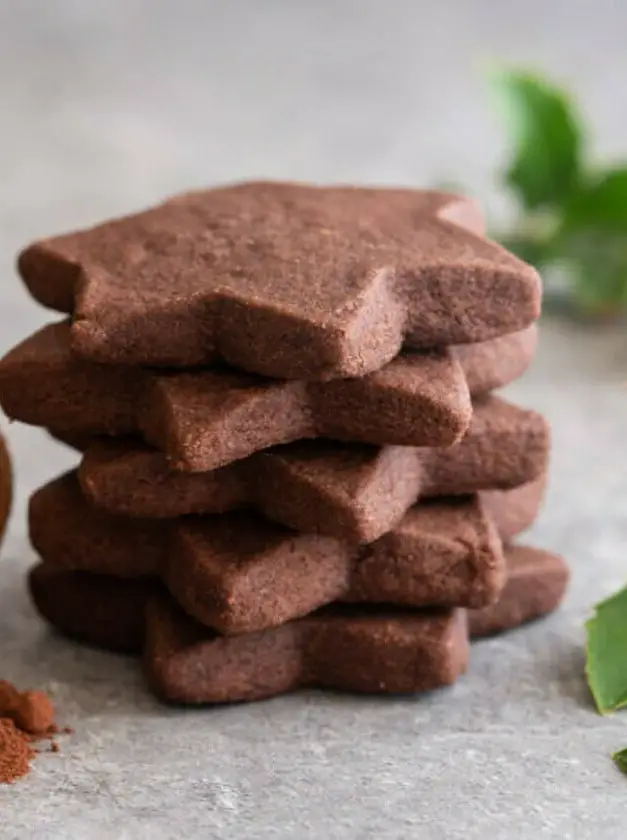 Chocolate Shortbread Cookies