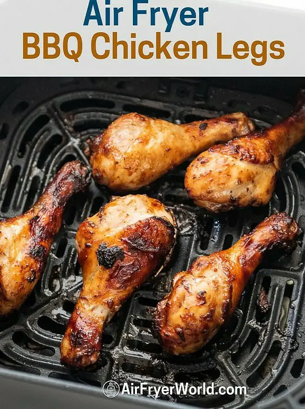 Air Fryer BBQ Chicken Legs