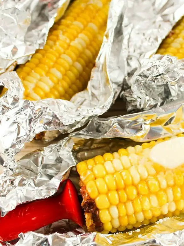 Air Fryer Corn on The Cob in Foil