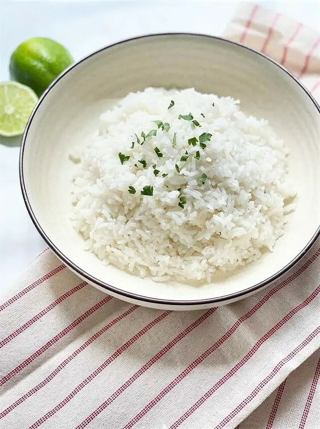 Coconut Rice with Lime