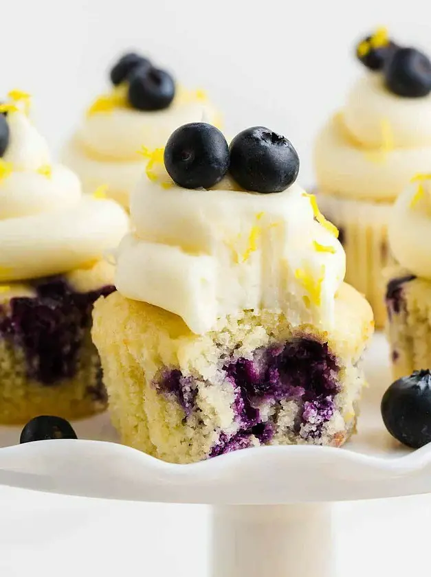 Lemon Blueberry Cupcakes