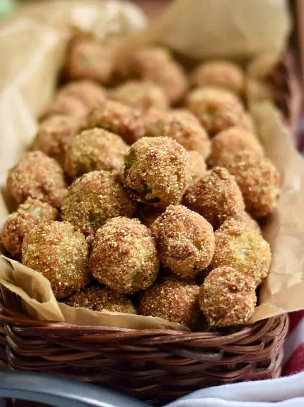 Fried Green Cherry Tomatoes