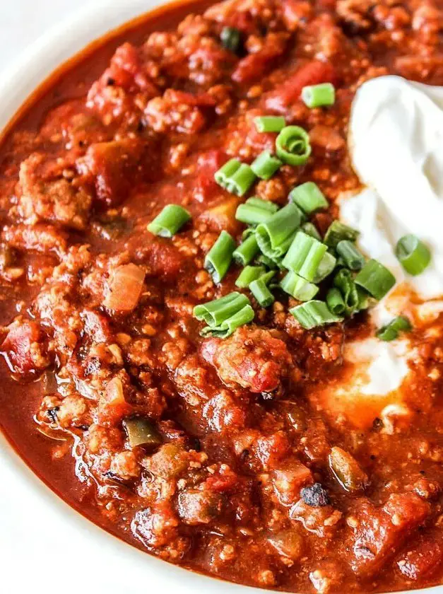 No Bean Turkey Chili