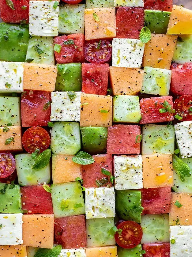 Melon Mosaic Salad