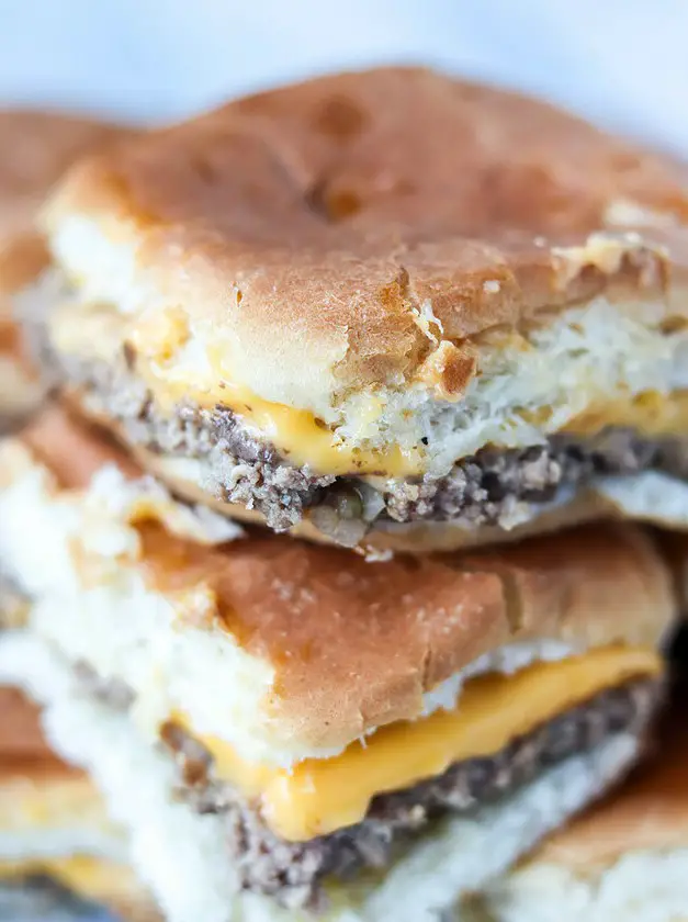 White Castle Cheeseburger Sliders