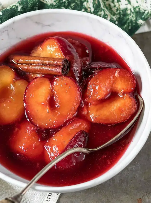 Stewed Plums