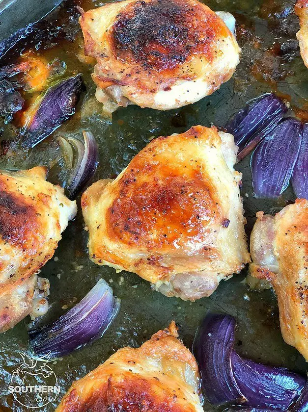 Sheet Pan Ranch Chicken Thighs