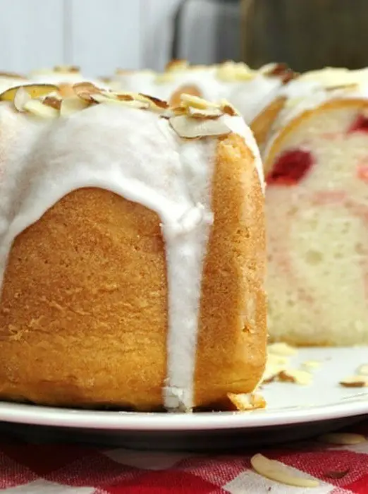 Cherry Almond Bundt Cake