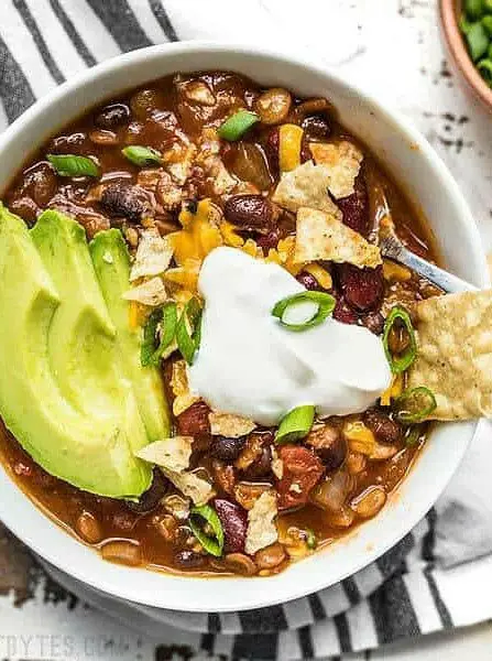 Slow Cooker Vegetarian Lentil Chili