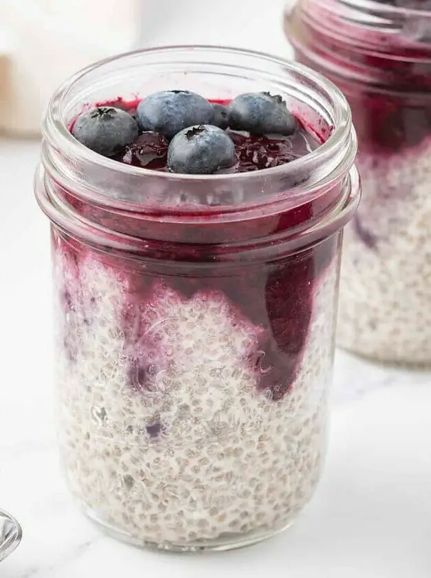 Blueberry Chia Seed Pudding