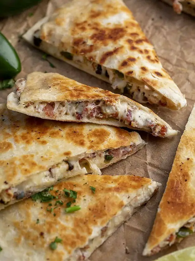 Jalapeno Popper Quesadillas