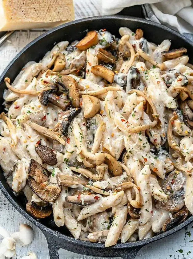 Creamy Wild Mushroom Pasta