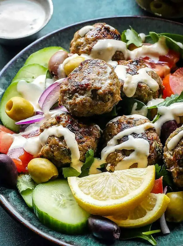 Spiced Lamb Meatballs with Tahini Sauce