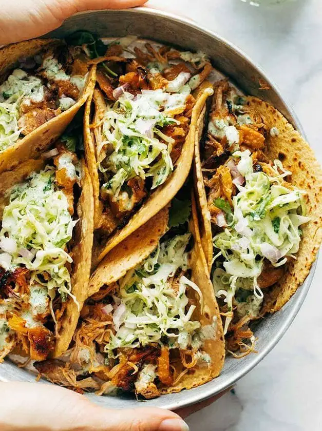 Freezer Meal Hawaiian Chicken Tacos