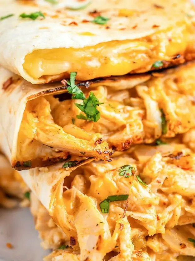 Buffalo Chicken Quesadillas