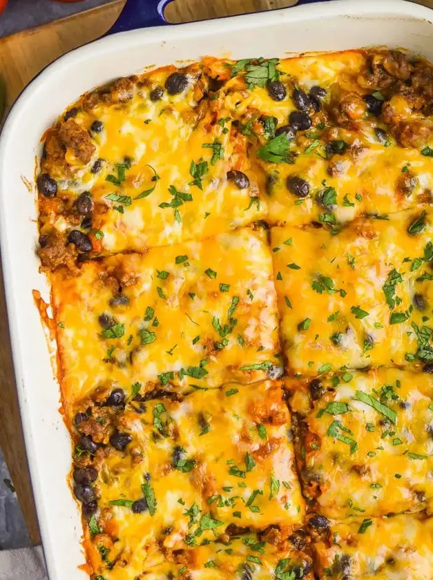 Beef Enchilada Casserole