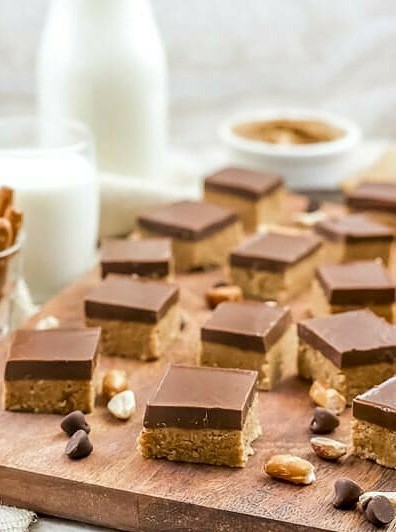 No Bake Peanut Butter Bars