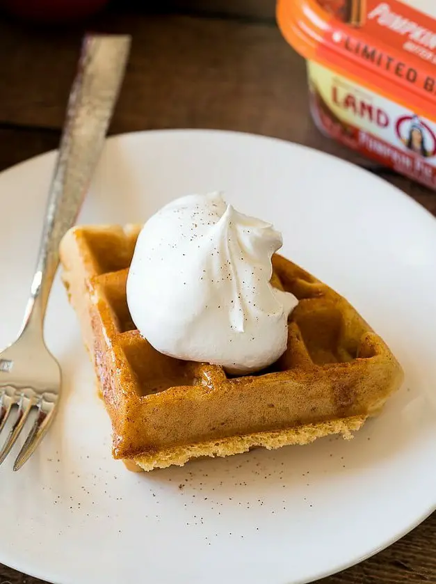 Pumpkin Pie Spice Waffle