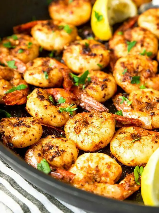 Skillet Cajun Shrimp