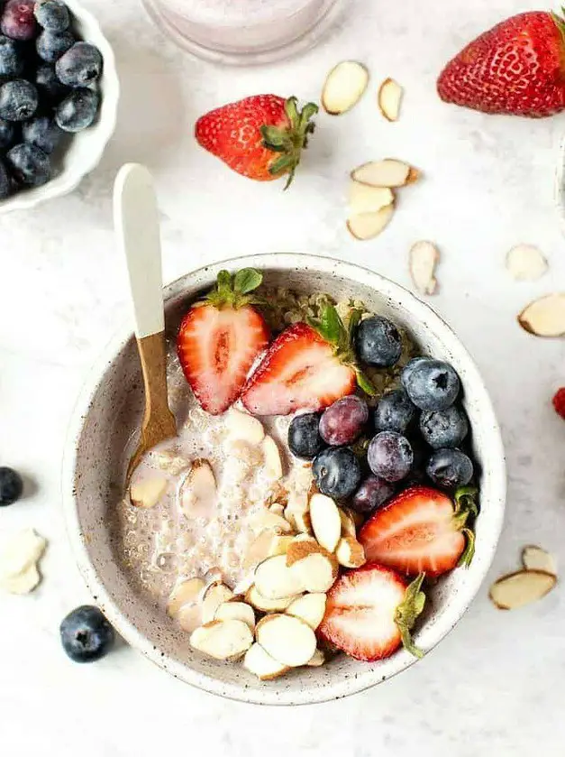 Strawberry Infused Quinoa Breakfast Cereal