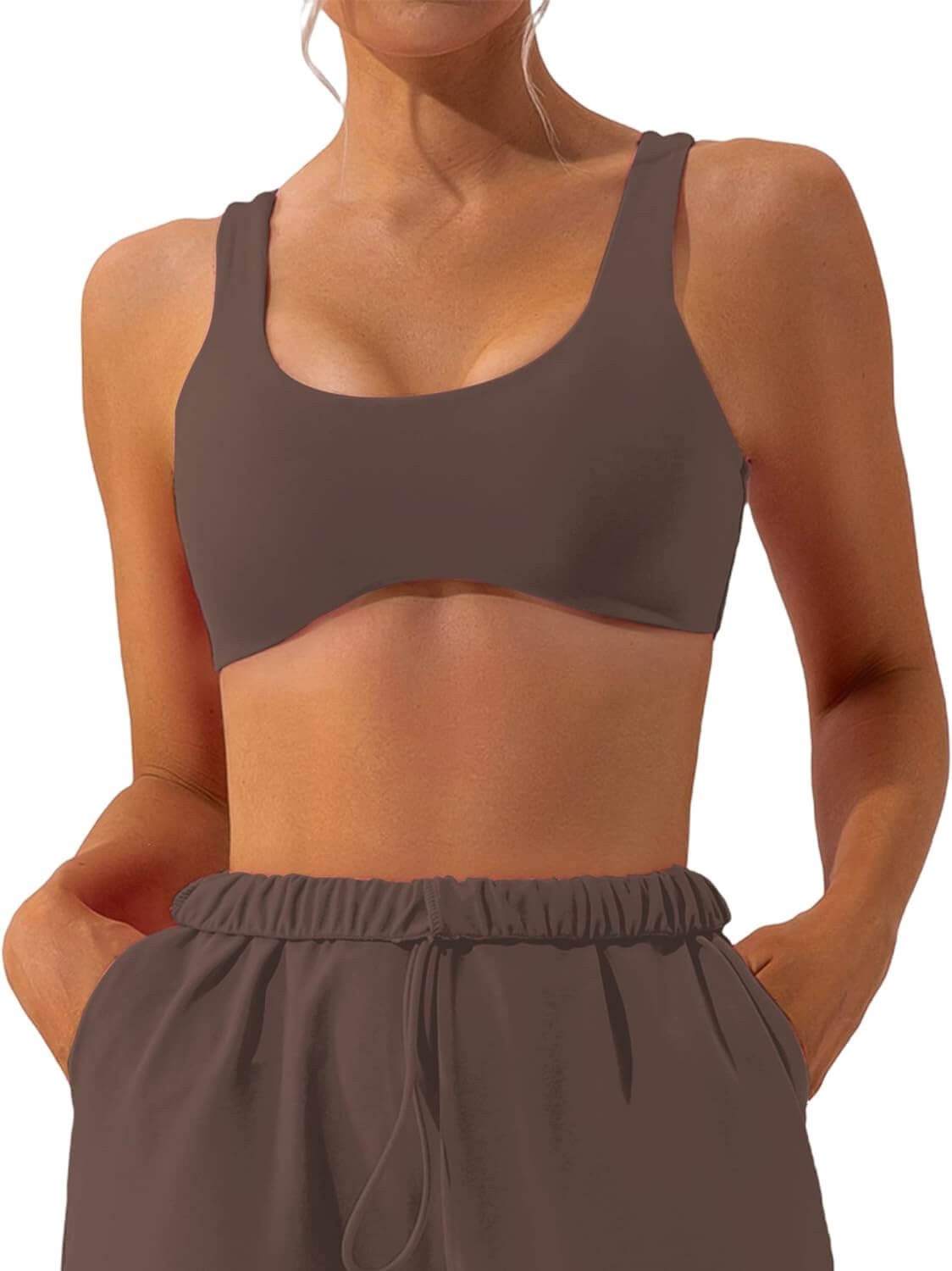 RACERBACK SPORTS BRA & SHORTS