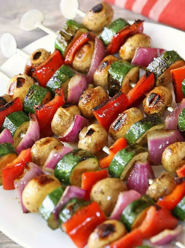 Balsamic Veggie Kabobs