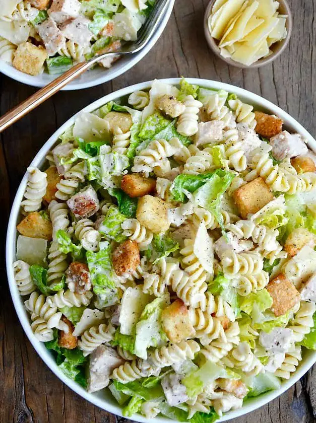 Chicken Caesar Pasta Salad