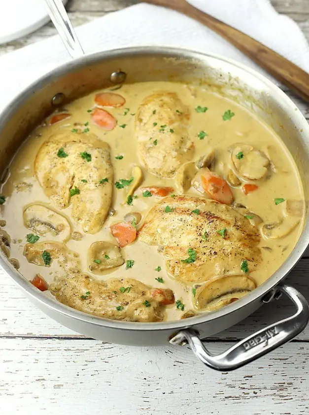 Quick Chicken Fricassee