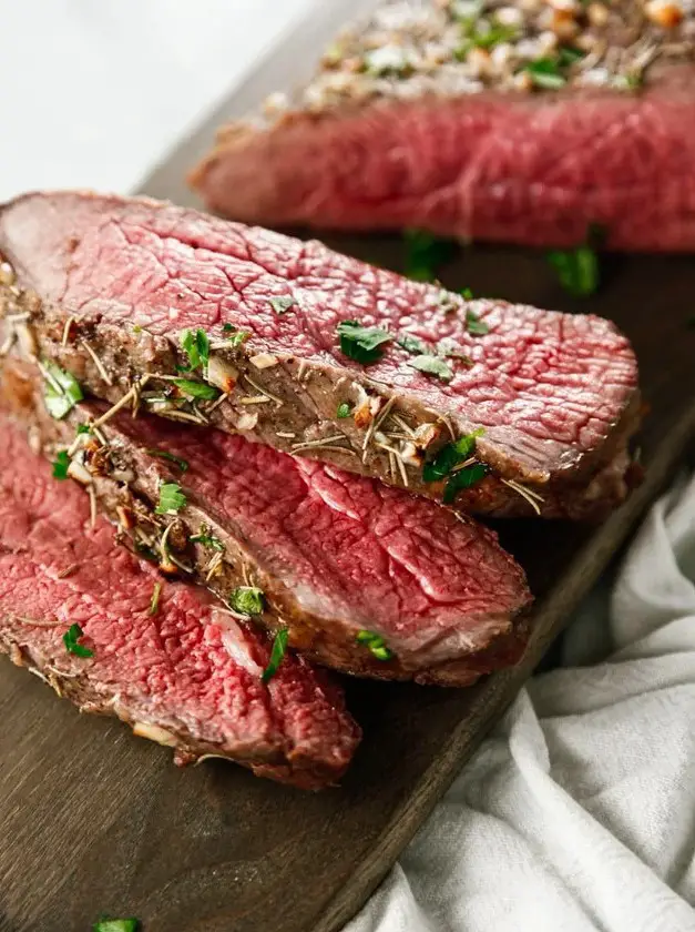 Oven Baked Garlic Rosemary London Broil