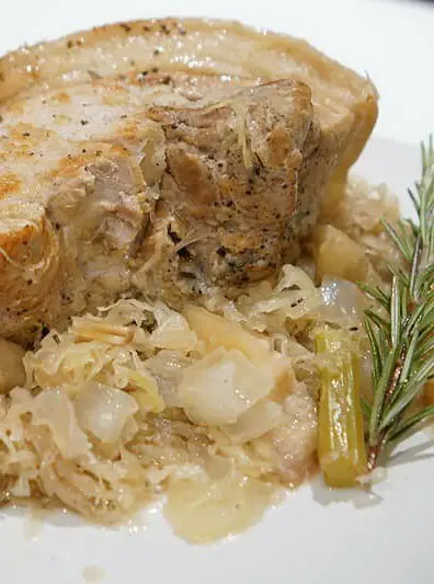 Instant Pot Pork Roast & Sauerkraut