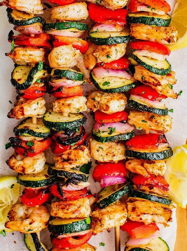 Grilled Shrimp Kebobs