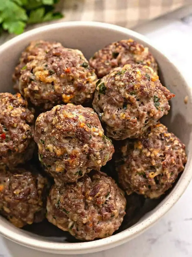 Baked Italian Meatballs