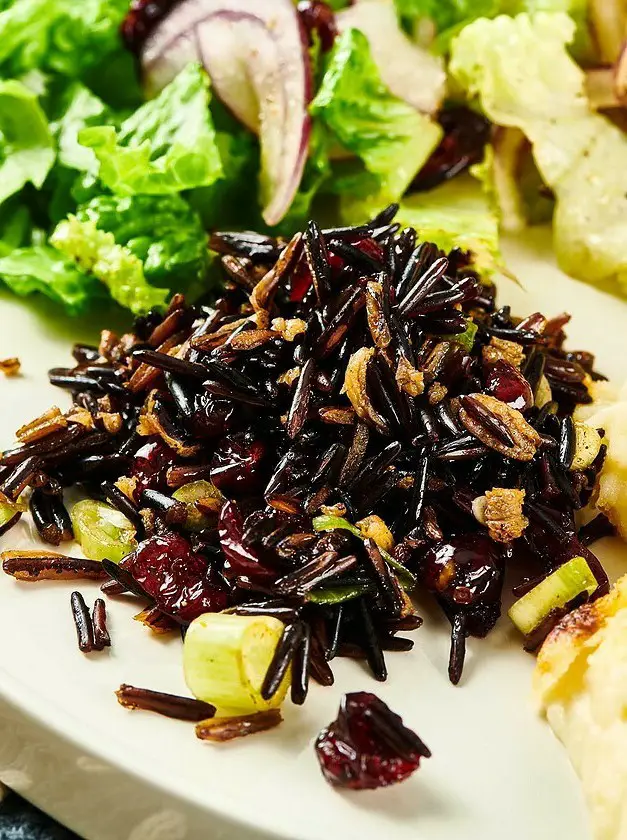 Wild Rice Salad with Cranberries