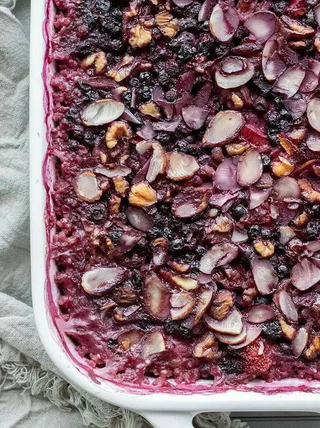 Millet Breakfast Bake with Berries