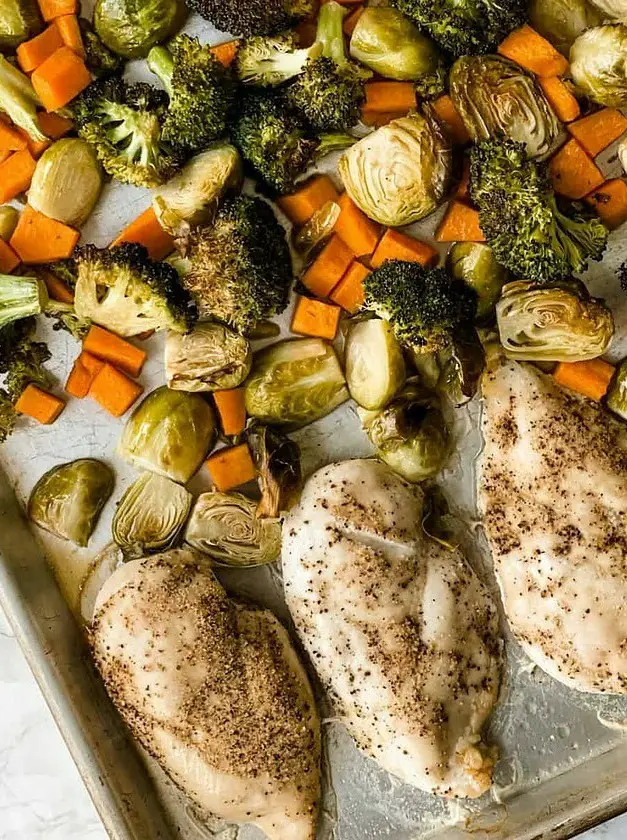 One Pan Chicken and Veggies