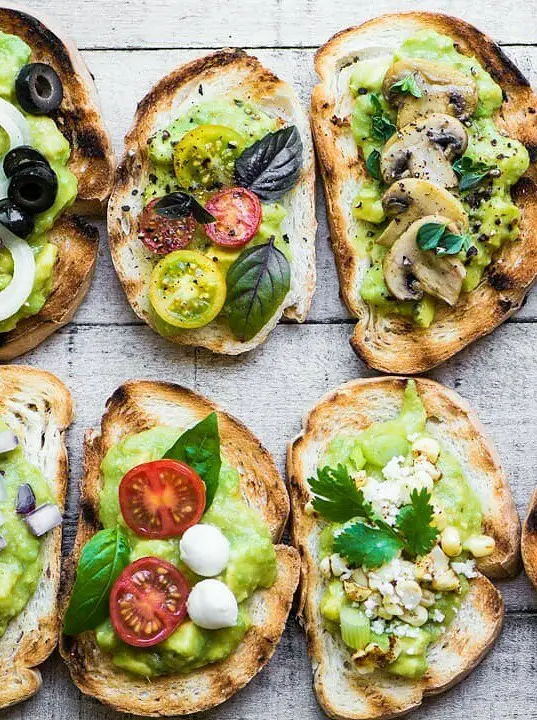 Guacamole Bruschetta Bar